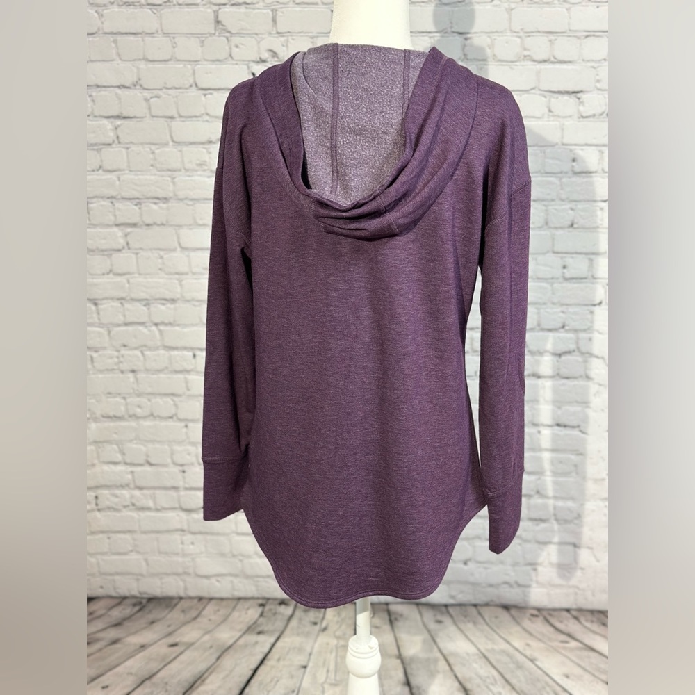 FREE2B Woman’s Purple Hooded Sweatshirt Size L - Picture 4 of 9